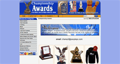Desktop Screenshot of championship-awards.com